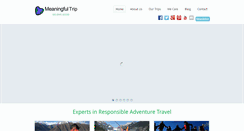 Desktop Screenshot of meaningfultrip.com